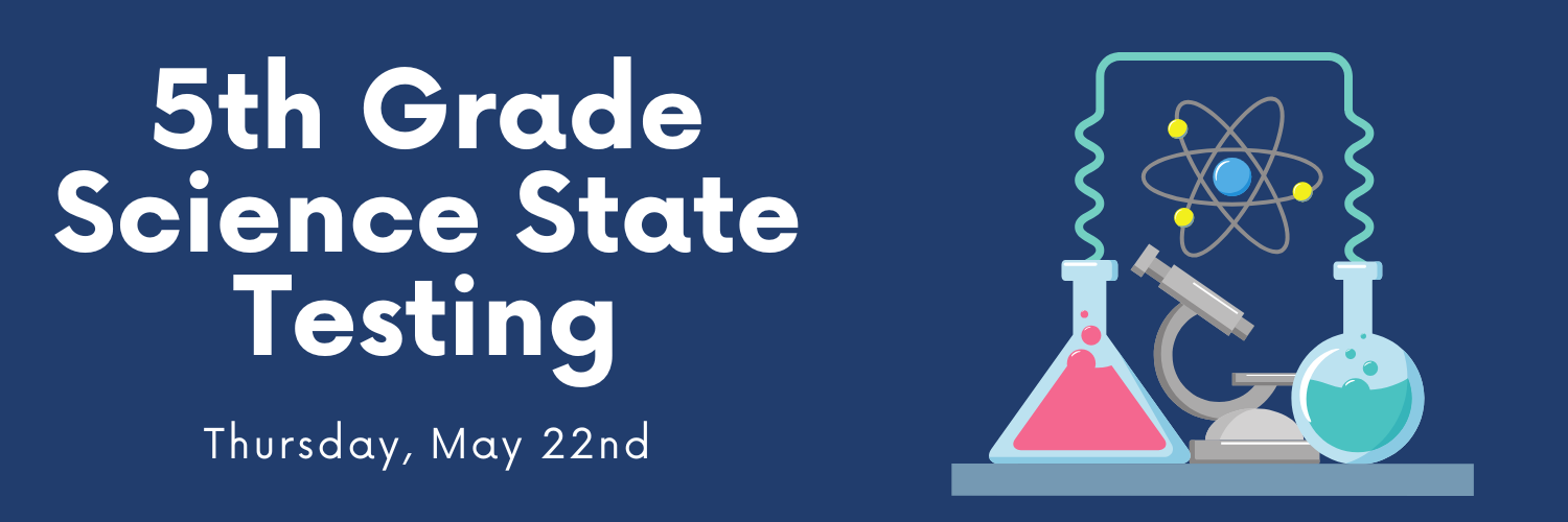 Most Holy Rosary 5th graders take the NYS Science Test on May 22. Families can help students prepare with rest, breakfast, and encouragement the night before.